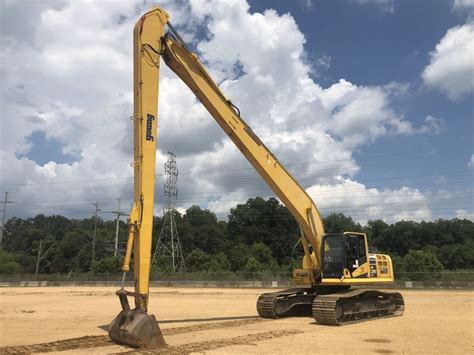 komatsu long reach excavator